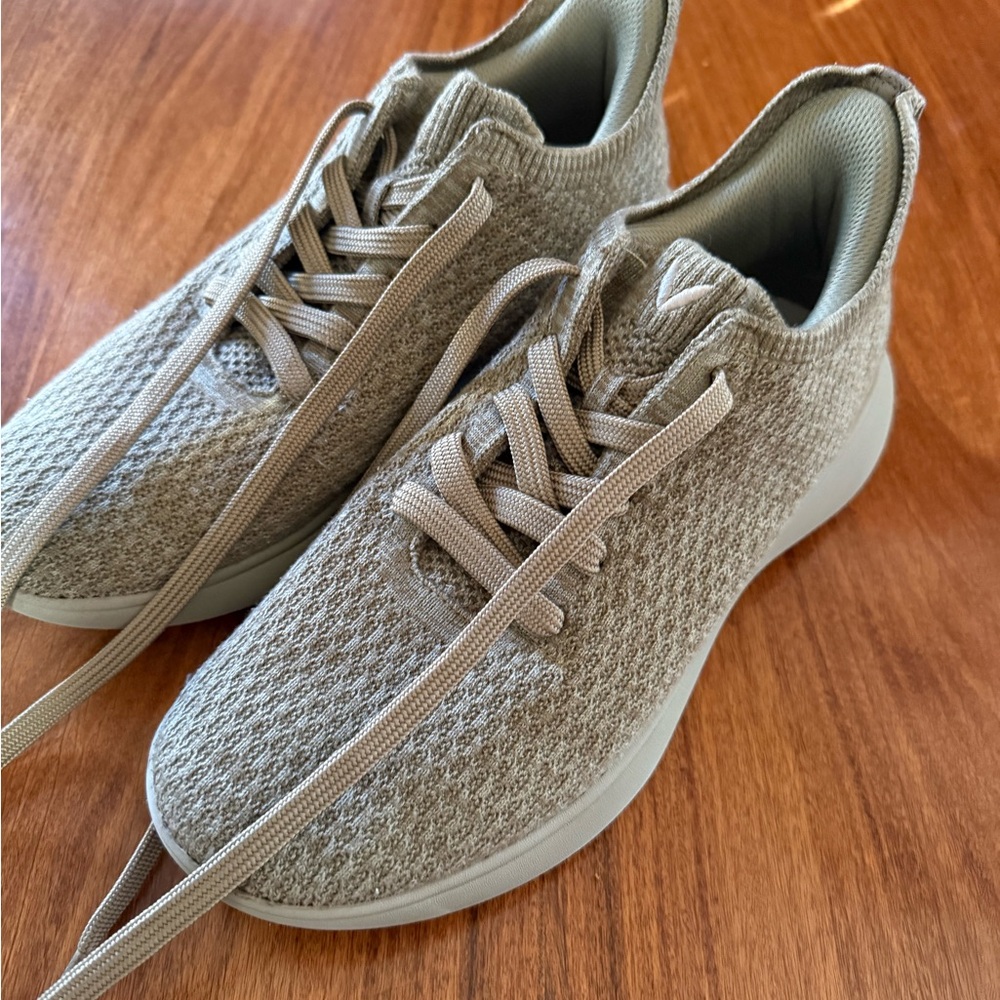 Unisex khaki Knit Sneakers